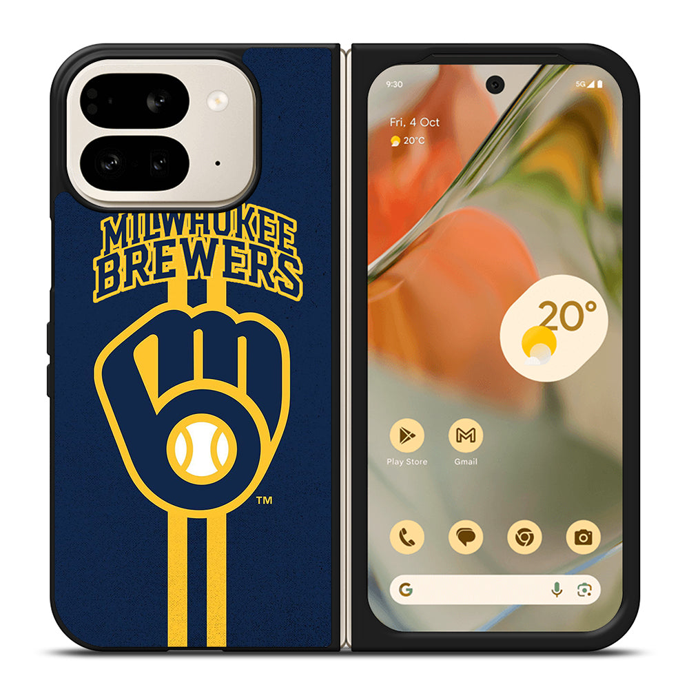 MILWAUKEE BREWERS STRIPE ICON Google Pixel 9 Pro Fold Case Cover