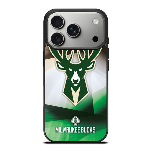 MILWAUKEE BUCKS LOGO BASKETBALL iPhone 17 Pro Case Cover