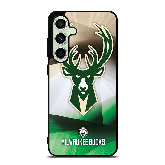 MILWAUKEE BUCKS LOGO BASKETBALL Samsung Galaxy S24 FE Case Cover
