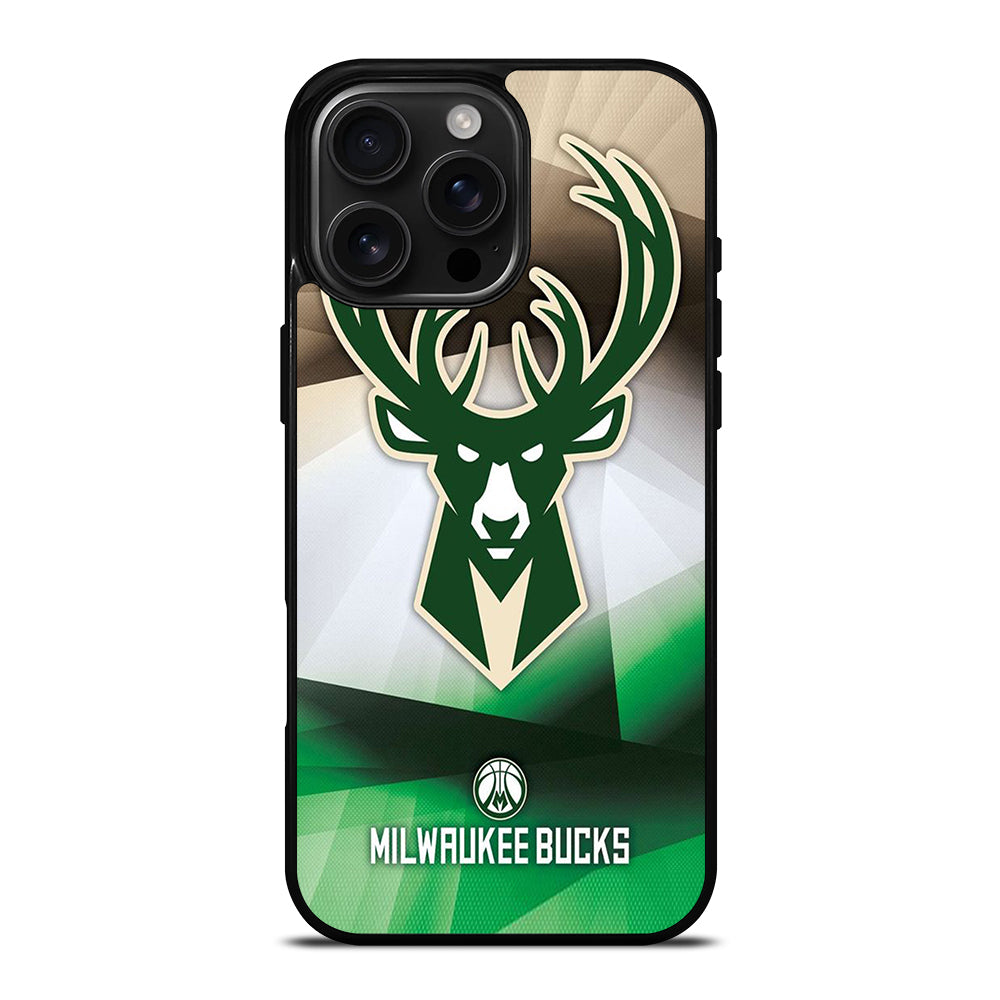 MILWAUKEE BUCKS LOGO BASKETBALL iPhone 16 Pro Max Case Cover