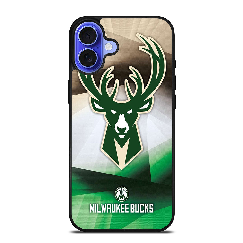 MILWAUKEE BUCKS LOGO BASKETBALL iPhone 16 Case Cover