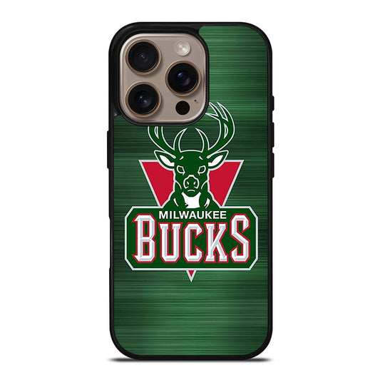 MILWAUKEE BUCKS LOGO NBA 2 iPhone 16 Pro Case Cover