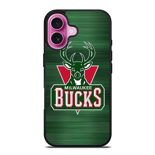 MILWAUKEE BUCKS LOGO NBA 2 iPhone 16 Plus Case Cover
