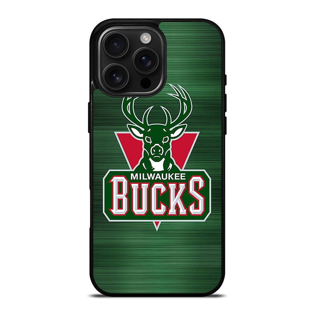MILWAUKEE BUCKS LOGO NBA 2 iPhone 16 Pro Max Case Cover