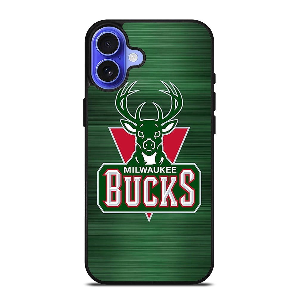 MILWAUKEE BUCKS LOGO NBA 2 iPhone 16 Case Cover
