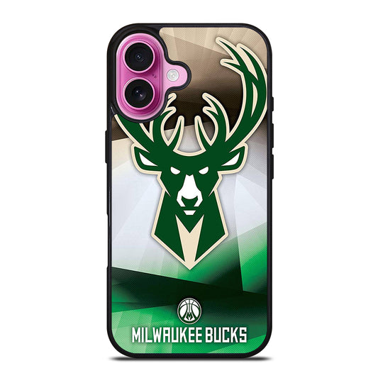MILWAUKEE BUCKS SYMBOL 3 iPhone 16 Plus Case Cover