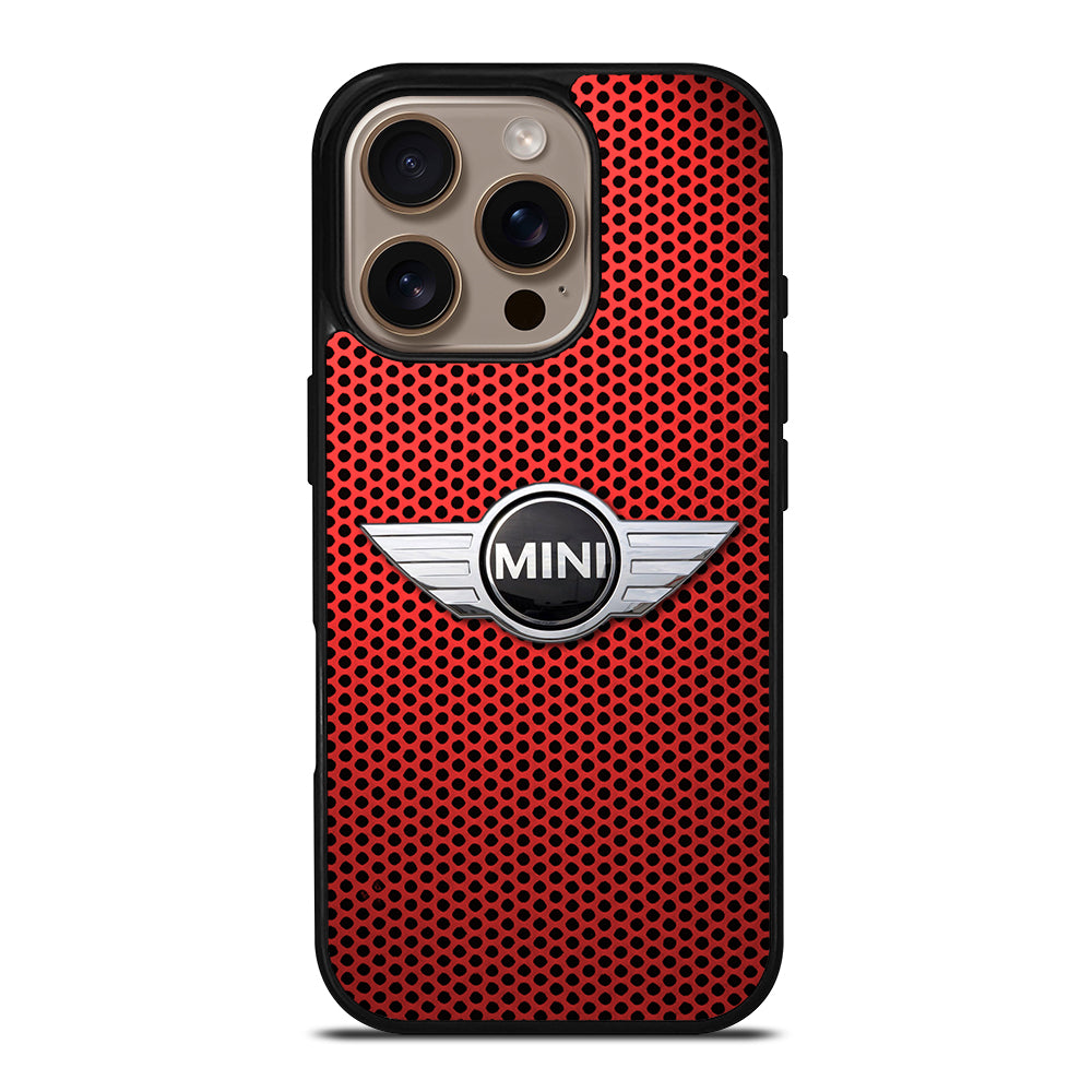 MINI COOPER METAL LOGO iPhone 16 Pro Case Cover