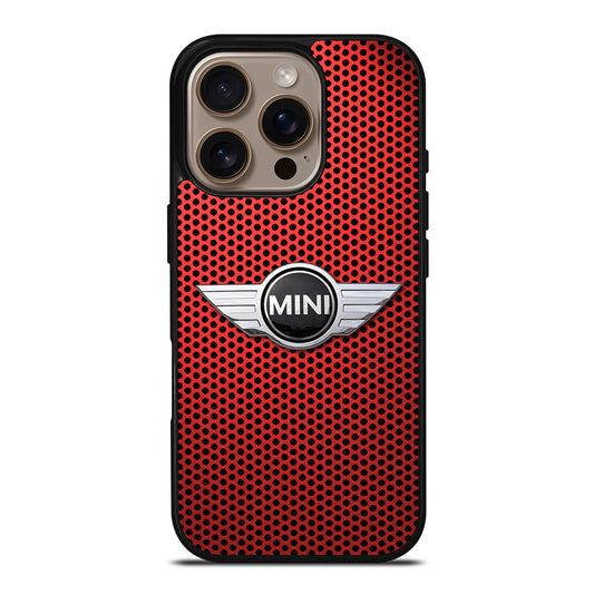 MINI COOPER METAL LOGO iPhone 16 Pro Case Cover
