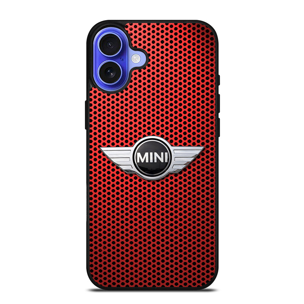 MINI COOPER METAL LOGO iPhone 16 Case Cover