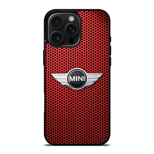 MINI COOPER METAL LOGO iPhone 16 Pro Max Case Cover
