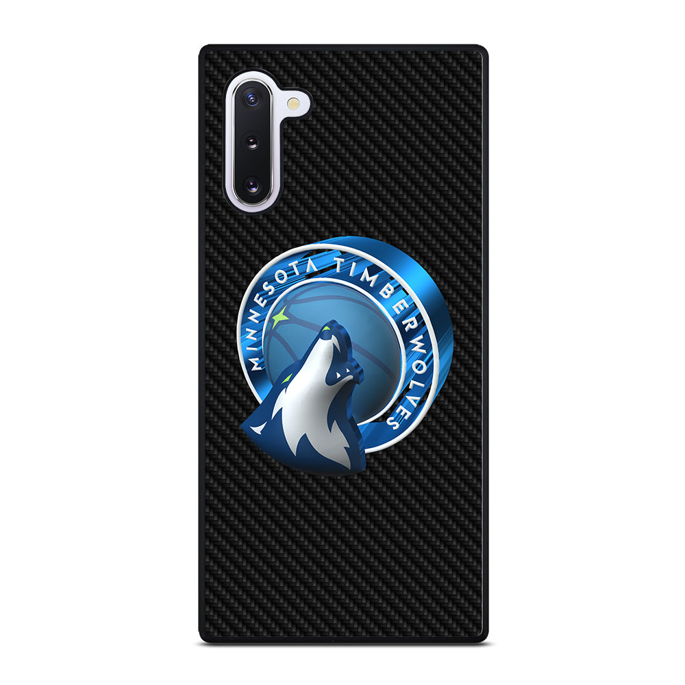 MINNESOTA TIMBERWOLVES CARBON Samsung Galaxy Note 10 Case Cover
