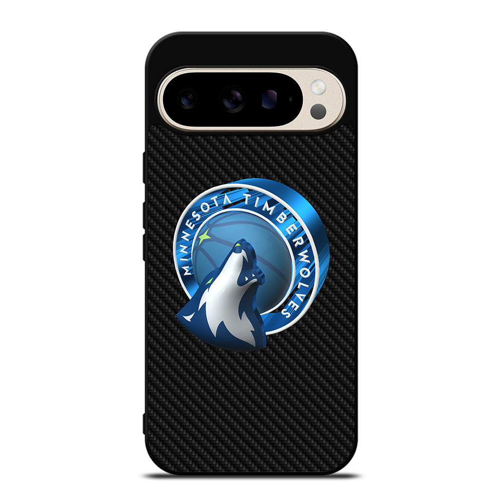MINNESOTA TIMBERWOLVES CARBON Google Pixel 9 Pro Case Cover