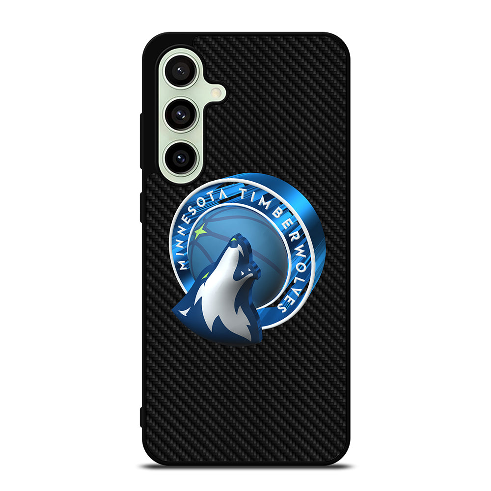 MINNESOTA TIMBERWOLVES CARBON Samsung Galaxy S24 FE Case Cover