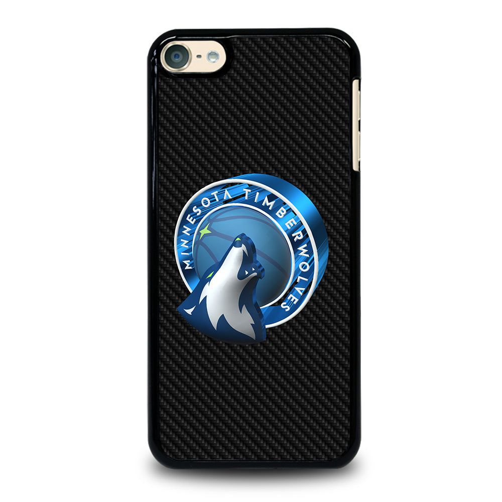 MINNESOTA TIMBERWOLVES CARBON iPod Touch 6 Case Cover