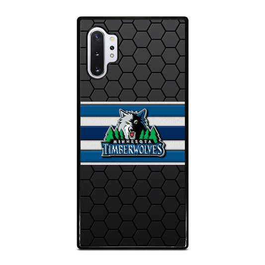 MINNESOTA TIMBERWOLVES HEXAGON LOGO Samsung Galaxy Note 10 Plus Case Cover