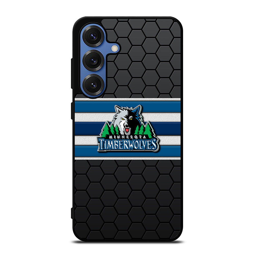 MINNESOTA TIMBERWOLVES HEXAGON LOGO Samsung Galaxy S25 Case Cover