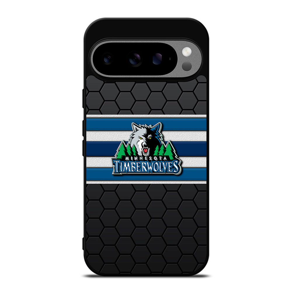 MINNESOTA TIMBERWOLVES HEXAGON LOGO Google Pixel 9 Pro XL Case Cover