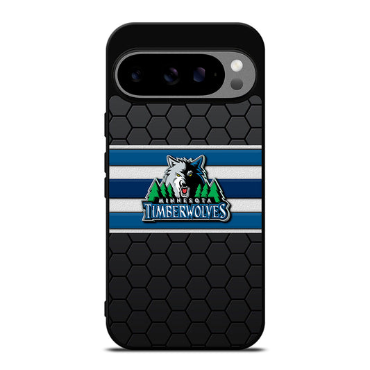 MINNESOTA TIMBERWOLVES HEXAGON LOGO Google Pixel 9 Pro XL Case Cover