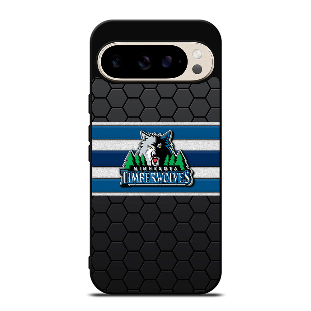 MINNESOTA TIMBERWOLVES HEXAGON LOGO Google Pixel 9 Pro Case Cover