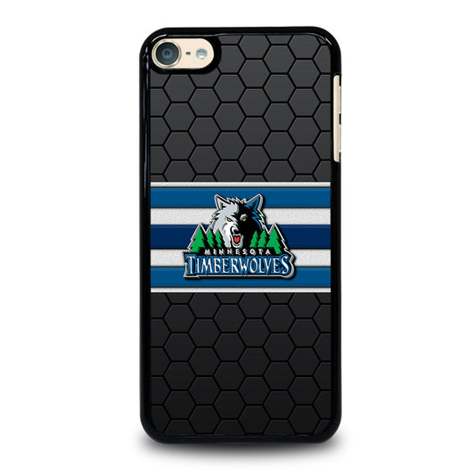 MINNESOTA TIMBERWOLVES HEXAGON LOGO iPod Touch 6 Case Cover