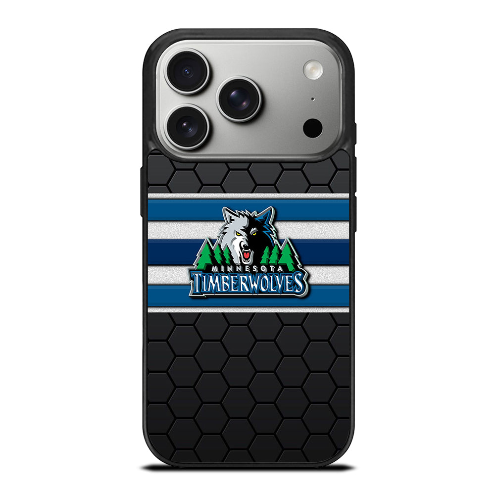 MINNESOTA TIMBERWOLVES HEXAGON LOGO iPhone 17 Pro Case Cover