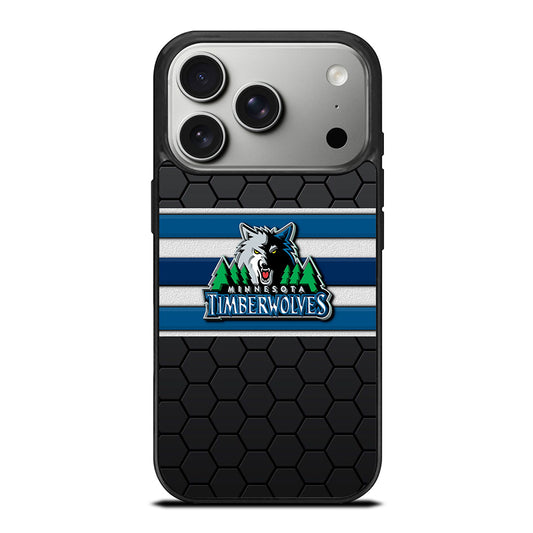 MINNESOTA TIMBERWOLVES HEXAGON LOGO iPhone 17 Pro Case Cover
