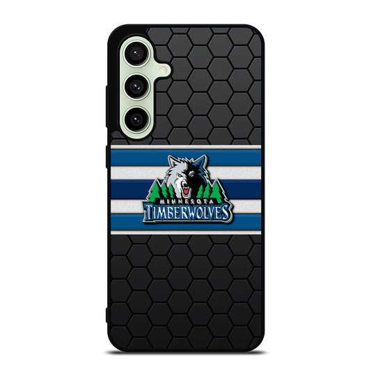 MINNESOTA TIMBERWOLVES HEXAGON LOGO Samsung Galaxy S24 FE Case Cover