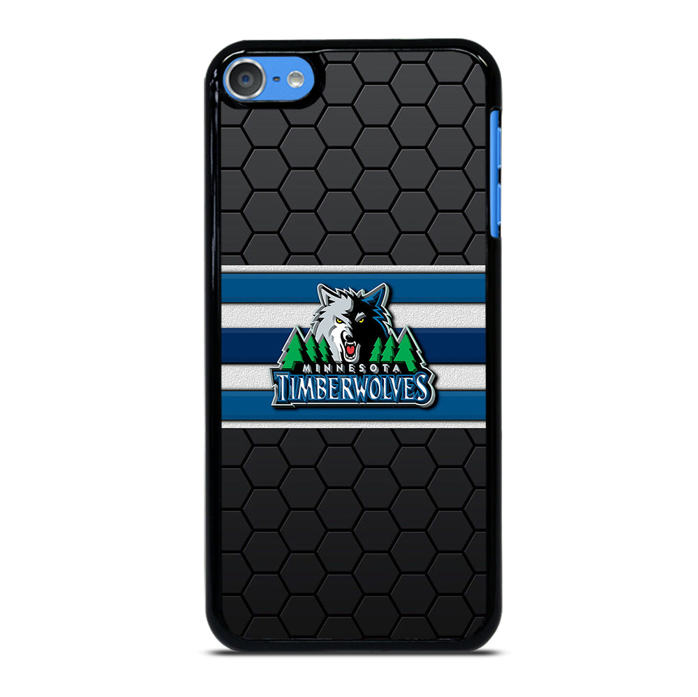 MINNESOTA TIMBERWOLVES HEXAGON LOGO iPod Touch 7 Case Cover