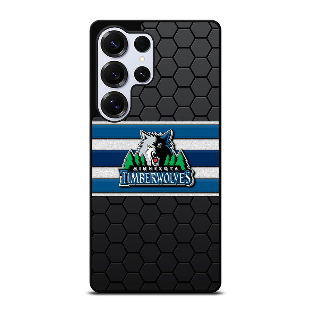 MINNESOTA TIMBERWOLVES HEXAGON LOGO Samsung Galaxy S25 Ultra Case Cover