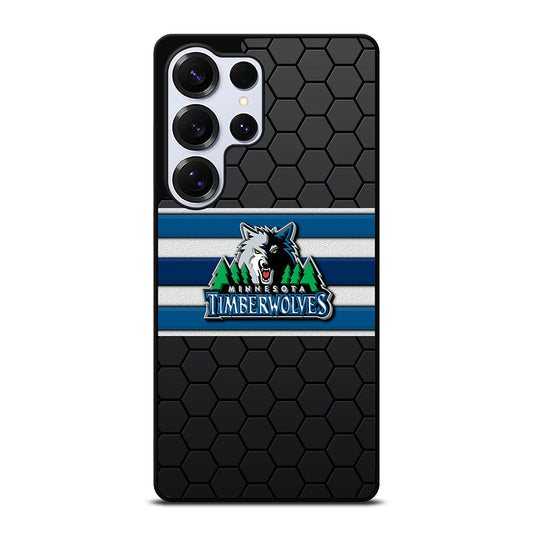 MINNESOTA TIMBERWOLVES HEXAGON LOGO Samsung Galaxy S25 Ultra Case Cover