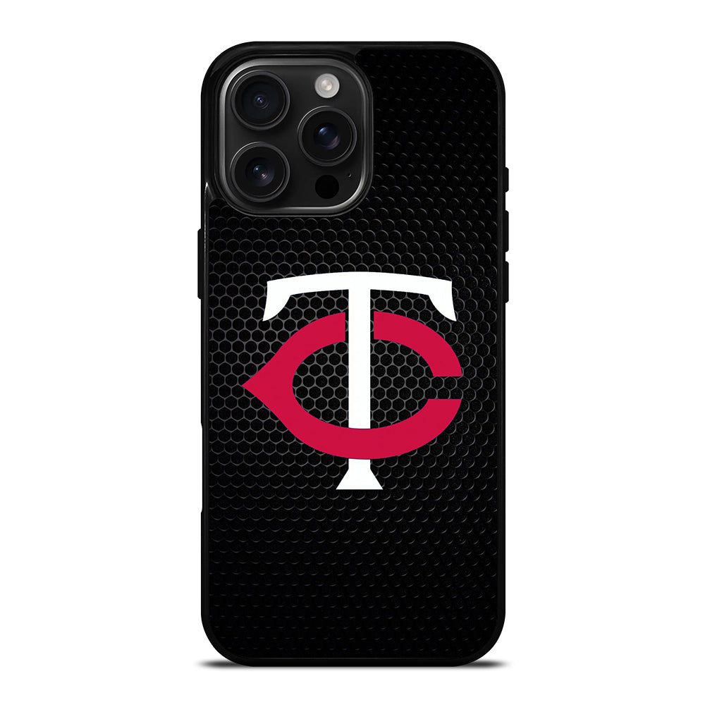 MINNESOTA TWINS METAL LOGO iPhone 16 Pro Max Case Cover
