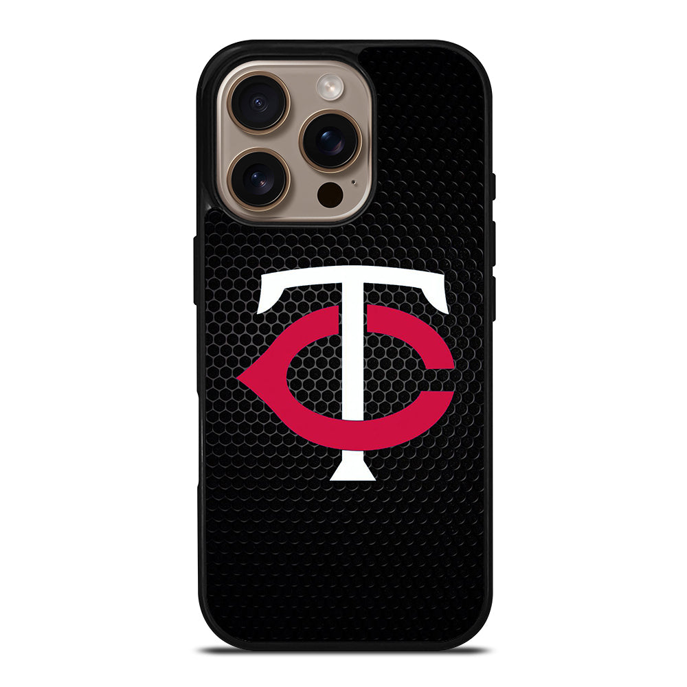MINNESOTA TWINS METAL LOGO iPhone 16 Pro Case Cover