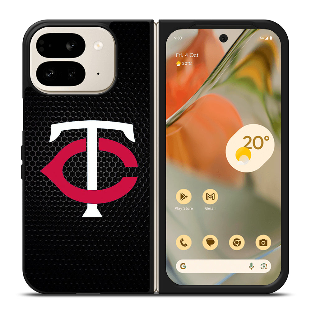 MINNESOTA TWINS METAL LOGO Google Pixel 9 Pro Fold Case Cover