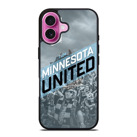 MINNESOTA UNITED FC LOGO iPhone 16 Plus Case Cover