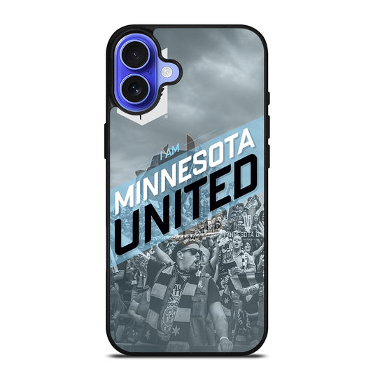 MINNESOTA UNITED FC LOGO iPhone 16 Case Cover
