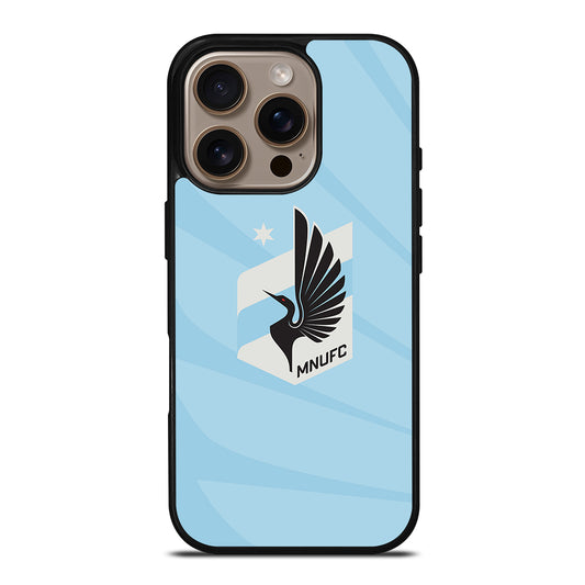 MINNESOTA UNITED FC SOCCER ICON iPhone 16 Pro Case Cover