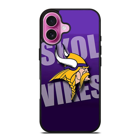 MINNESOTA VIKINGS LOGO iPhone 16 Plus Case Cover