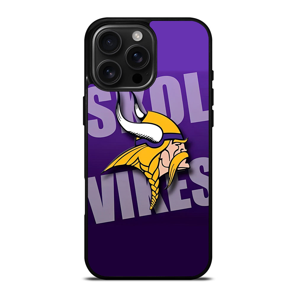 MINNESOTA VIKINGS LOGO iPhone 16 Pro Max Case Cover