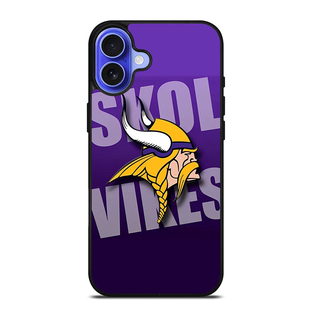 MINNESOTA VIKINGS LOGO iPhone 16 Case Cover