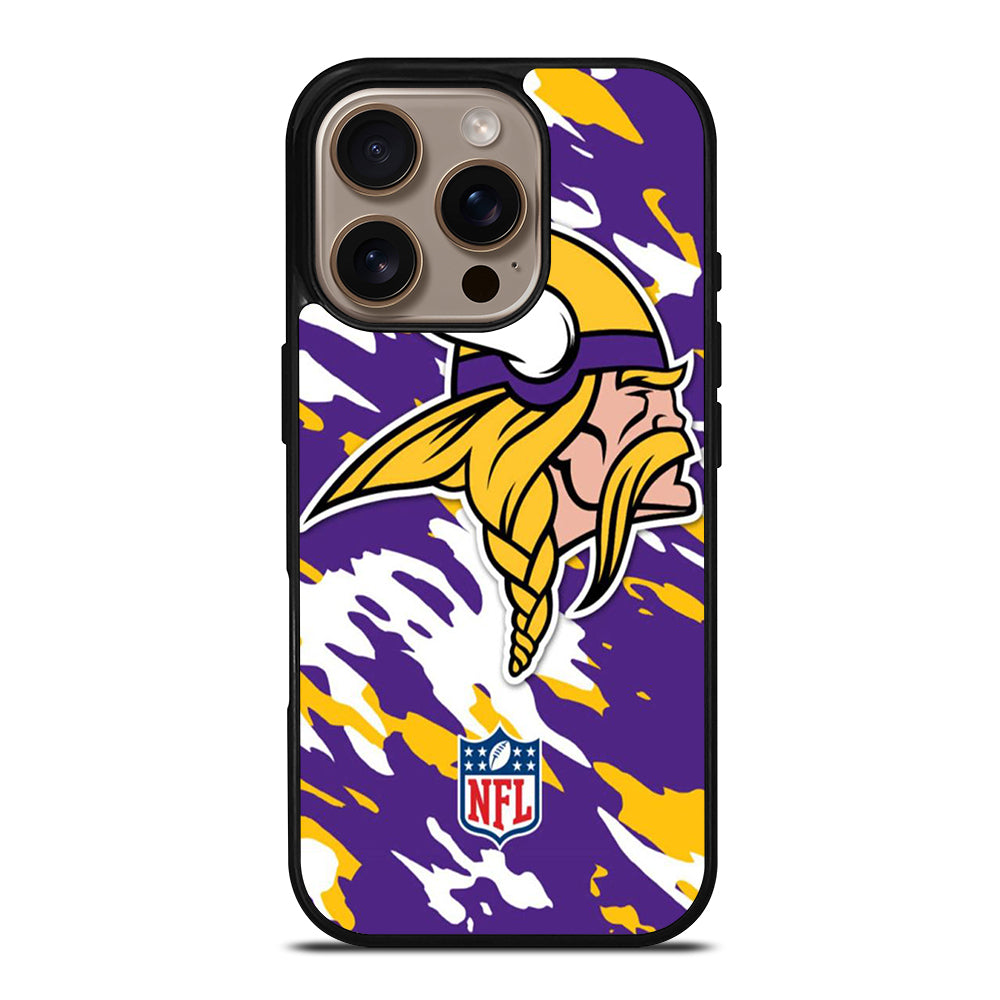 MINNESOTA VIKINGS NFL iPhone 16 Pro Case Cover