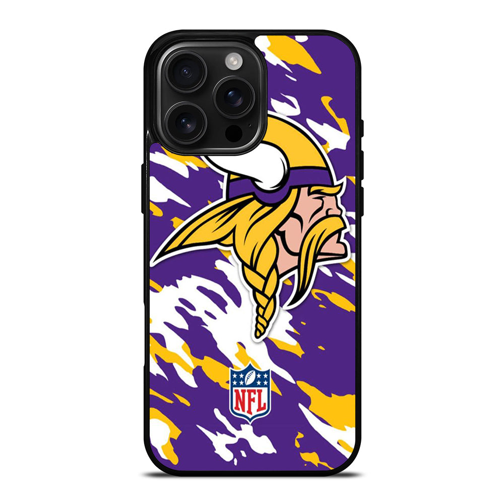 MINNESOTA VIKINGS NFL iPhone 16 Pro Max Case Cover