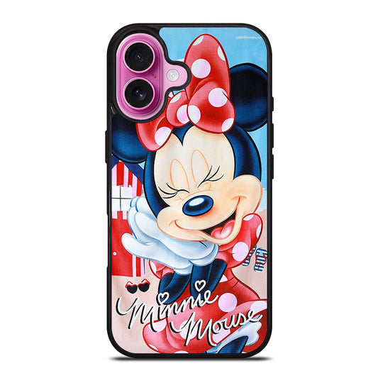 MINNIE MOUSE SMILE iPhone 16 Plus Case Cover