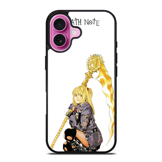 MISA AMANE DEATH NOTE BEAUTY ANIME iPhone 16 Plus Case Cover