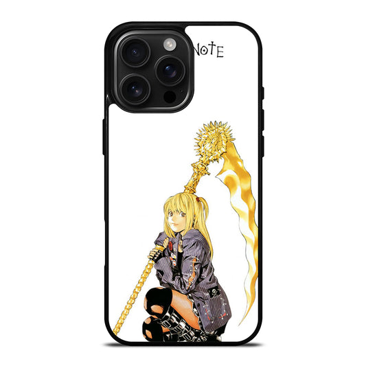 MISA AMANE DEATH NOTE BEAUTY ANIME iPhone 16 Pro Max Case Cover