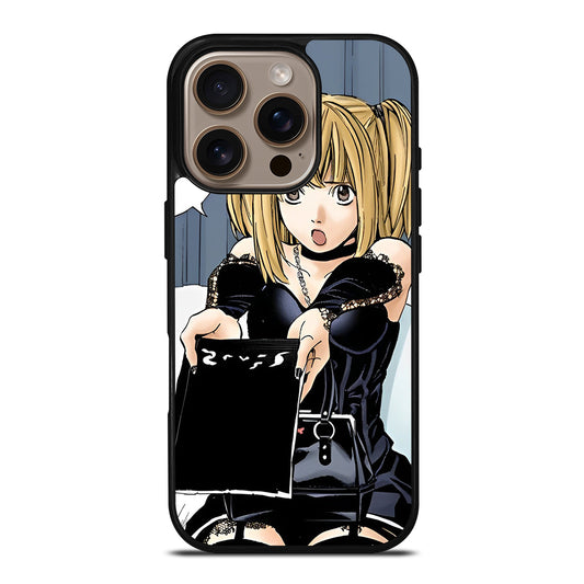 MISA AMANE DEATH NOTE CUTE iPhone 16 Pro Case Cover