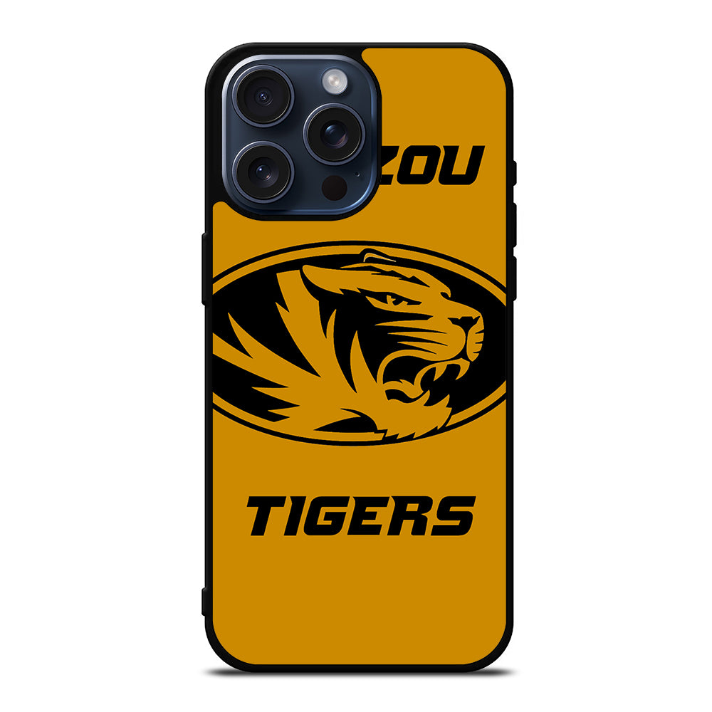 MISSOURI TIGERS FOOTBALL LOGO iPhone 15 Pro Max Case Cover