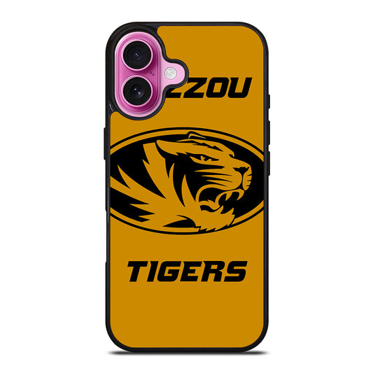 MISSOURI TIGERS FOOTBALL LOGO iPhone 16 Plus Case Cover