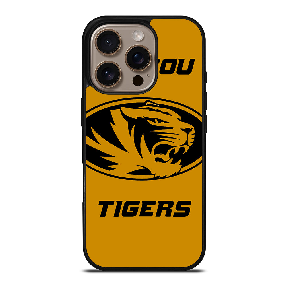 MISSOURI TIGERS FOOTBALL LOGO iPhone 16 Pro Case Cover