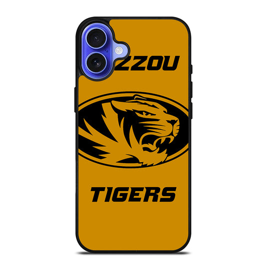 MISSOURI TIGERS FOOTBALL LOGO iPhone 16 Case Cover