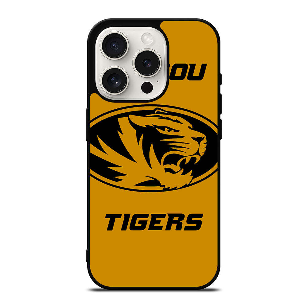MISSOURI TIGERS FOOTBALL LOGO iPhone 15 Pro Case Cover